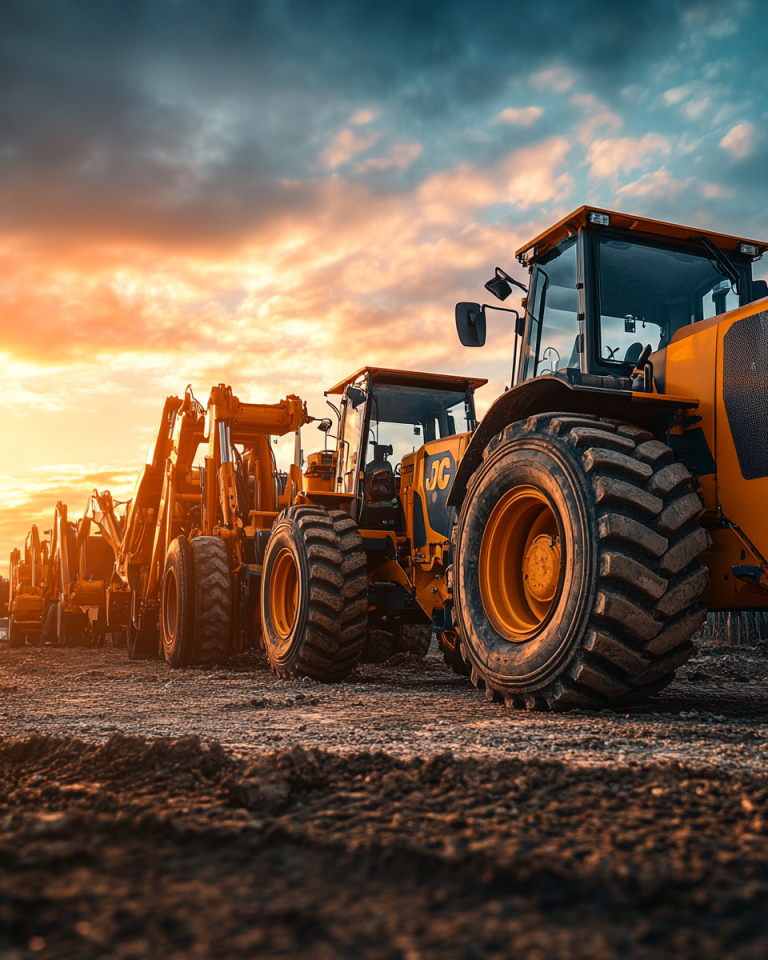 Centurion Services plant hire fleet — JCB, Kubota and Weidemann machines